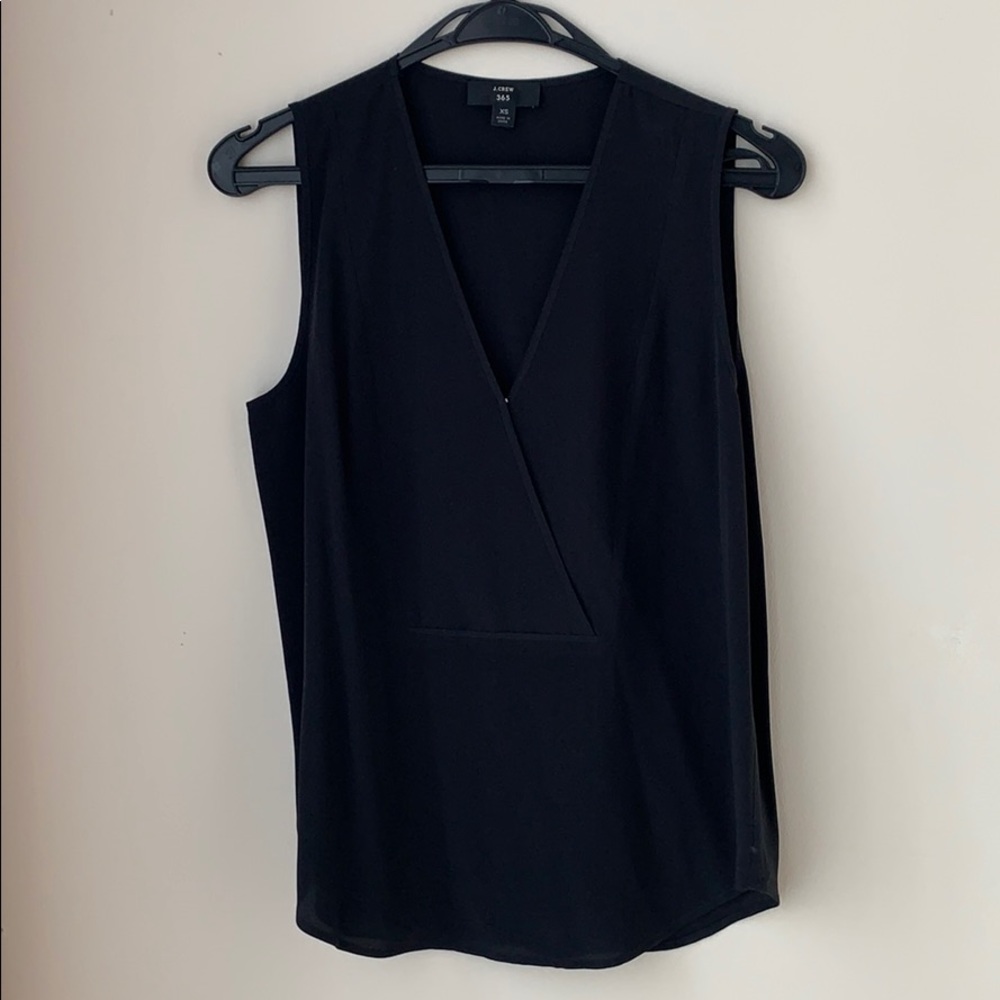 J. CREW 100% Silk Blouse 👚 in XS Black